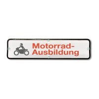 Heckscheibensaugschild "FSIN" Motorrad-Ausbildung